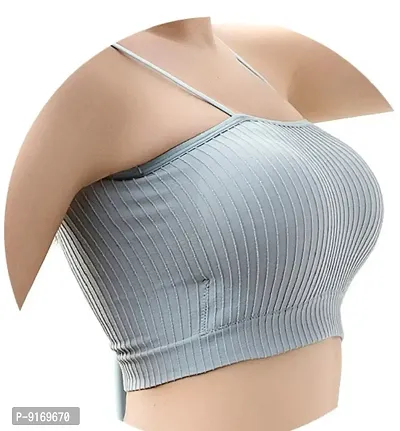 Multicoloured Polyester Solid Bras For Women-thumb2