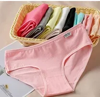 Pack of 3 Women Cotton Hipster Multicolor Panty-thumb1