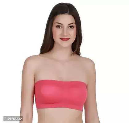 Pack of 3 Women Bandeau/Tube Non Padded Bra  (Multicolor)-thumb4