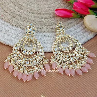 Buy Pink Earrings for Women by ZAVERI PEARLS Online  Ajiocom