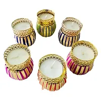 Stylish Festive Decor Diya Stand, 4pcs-thumb1