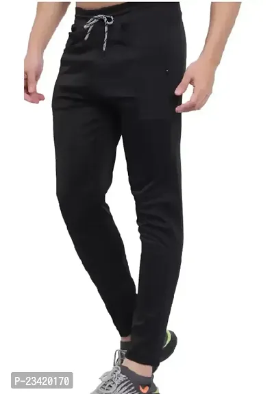 Classic Blended Solid Track Pants for Men