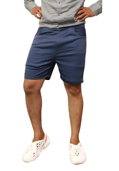 Classic Cotton Blend Shorts for Men
