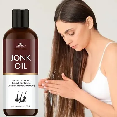 Jonk hair oil Hair growth oil Leech hair oil for men  women develops new  hair and promotes hair growth 120ml pack of 2