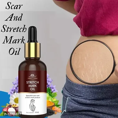 Stretch Mark Oil Removes Stretch Marks  Scars Marks Ko Hatane Ke Liye Oil Promotes Skin Cell Regeneration Oil, Improves Uneven Skin Tone Oil, Tightens the Skin Naturally Oil