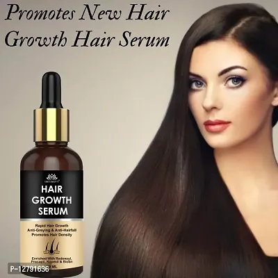 Hair Growth Serum Rapid Hair Growth for Anti Hair fall  Greying Serum Hair Growth Serum for Hair Density for Men  Women-thumb0