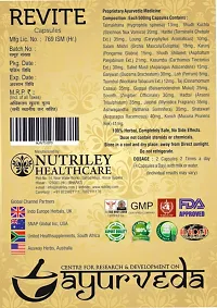 Nutriley Revite - General Wellness  Immunity Capsules, Immunity care, Immunity care Capsules, Vitamin Capsule, Vitamins  Minerals Capsules, Multivitamins, Multivitamin Capsule (100 Capsules)-thumb1