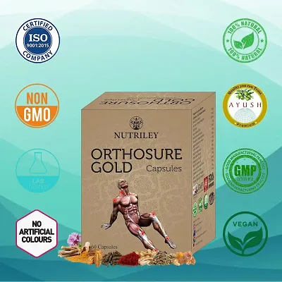 Buy Nutriley Orthosure Gold - Joint Pain / Arthritis Capsules, Capsule ...