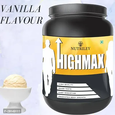 Nutriley Highmax Height Growth Powder for Helps to grow taller 100% Ayurvedic Speed Growth Height Increase Powder Supplement Vanilla Flavour 1 KG