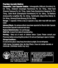 Nutriley Muscle Weight Gain Tablets for Men Women | Advance Weight Gainer 60 Capsules| Weight Gainer / Mass Gainer Capsules | Advanced Formulation| Weight Gain Capsules for women, Mass Gain Capsules-thumb1