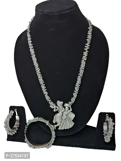 Silver Plated Jewellery Set for Women-thumb0