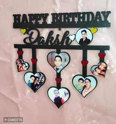 Text In Happy Birthday Printed Photo Frame
