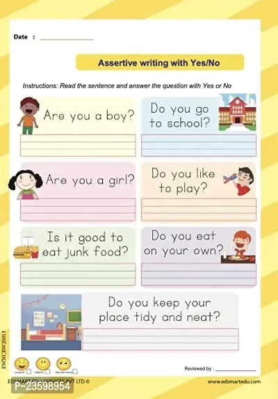 English Word Writing  Sentence Writing Books Set For Kids Of 3-5 Years Old | 2 Books - A4 Size | Handwriting Practice Book | Activity Books For 3 Year Old, Best Kids Writing Book-thumb5