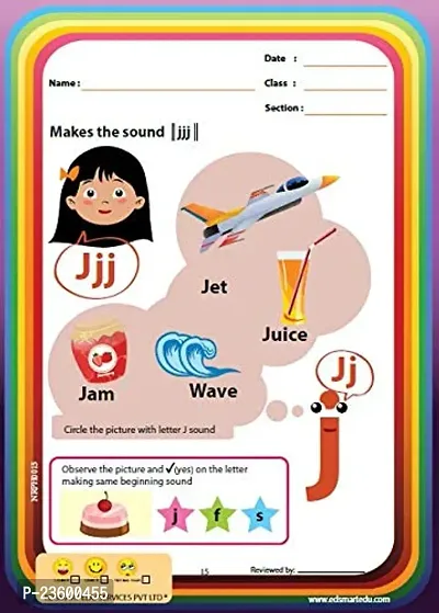 English phonics book and game, phonics reader level 1 , Letter sounds , phonics activity book , Phonics books 3 years, Phonics worksheets ,Letter sounds book, A-Z Sounds ( includes dominoes)-thumb5