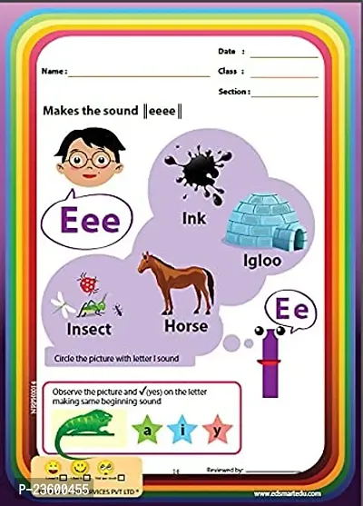 English phonics book and game, phonics reader level 1 , Letter sounds , phonics activity book , Phonics books 3 years, Phonics worksheets ,Letter sounds book, A-Z Sounds ( includes dominoes)-thumb3