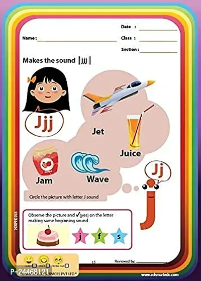 Kids phonics books full set for 3-5 years | Teaches Letter sounds, word reading, blending and sentence reading-thumb2