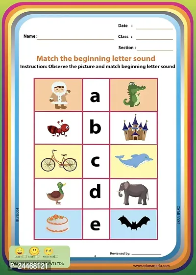 Kids phonics books full set for 3-5 years | Teaches Letter sounds, word reading, blending and sentence reading-thumb3