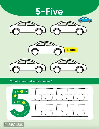 Wipe and Clean: Reusable Number Tracing 1-10 Book | Best Pencil Control Tracing Book for Kids with FREE Pen Included-thumb4