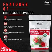 Vihado Hibiscus Powder for DIY Hair Growth  Color 500g (Pack of 1)-thumb4