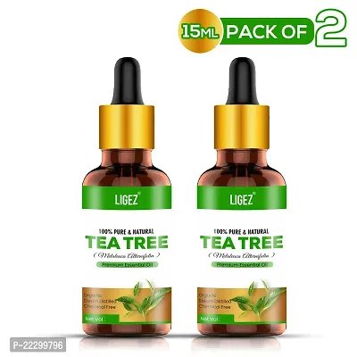 Classic Pure Natural Tea Tree Essential Oil 15 Ml- Pack Of 2