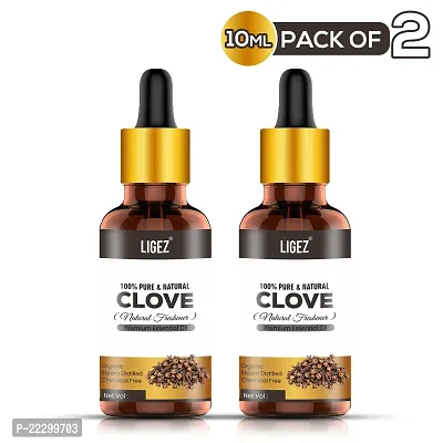 Classic Clove Essential Oil For Hair, Skin 10 Ml- Pack Of 2-thumb0