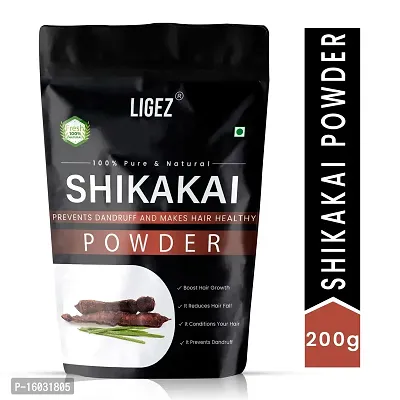 LIGEZ Shikakai (Natural Hair cleanser) Powder 200g (Pack of 1)-thumb0