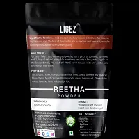 LIGEZ 100% Natural Organic Reetha Powder For Hair Growth-250g (Pack of 1)-thumb1