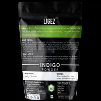 LIGEZ 100 Percent Natural Indigo Hair Colour Powder 250g (Pack of 1)-thumb1