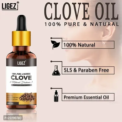Classic Clove Essential Oil For Hair, Skin 10 Ml- Pack Of 2-thumb4