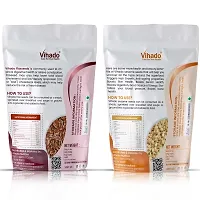 Vihado Flax Seed And Sesame Seed For Weight Loss And Eating 200G Combo Pack Of 2-thumb1