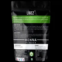 LIGEZ 100% Natural Henna Powder (Lawsonia Inermis Clay) For Hair 200g(Pack of 1)-thumb1