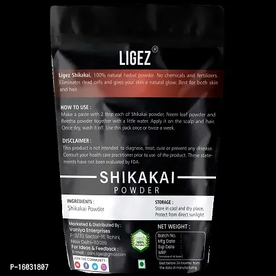 LIGEZ Organic Shikakai Powder, Acacia Concinna Excellent Hair Conditioner 400g (Pack of 1)-thumb2