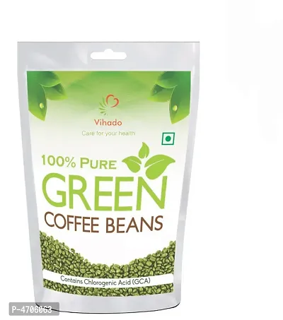 Pure Arabica Green Coffee Beans - 100g (Pack of 1)