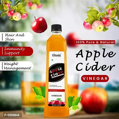 Vihado Raw Apple Cider Vinegar for Weight loss Vinegar Vinegar  (250 ml)-thumb4