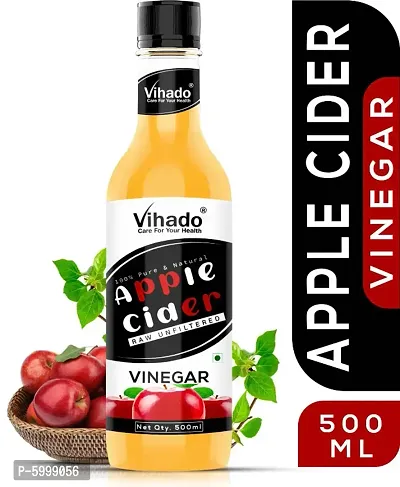 Vihado Apple Cider Vinegar With Mother Vinegar Vinegar  (500 ml)-thumb0
