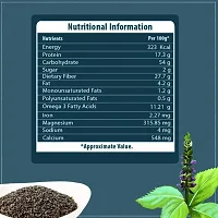 Nutvit Raw Basil / Sabja seed for Weight loss,Omega 3,Fiber Basil Seeds (200 g)-thumb1