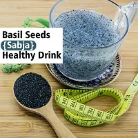 Nutvit Raw Basil / Sabja seed for Weight loss,Omega 3,Fiber Basil Seeds (200 g)-thumb3