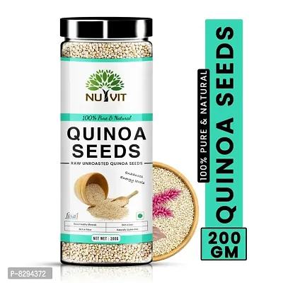 Nutvit White Quinoa Seeds for weight loss Raw Superfood-200gm