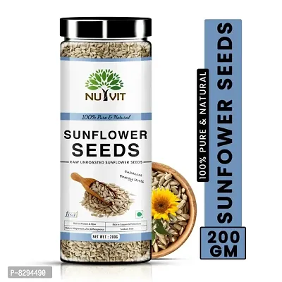Nutvit Raw Sunflower Seeds with Goodness of Magnesium Sunflower Seeds (200 g)