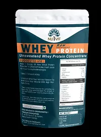 Nutvit Instantised Raw Concentrate 80% Unflavoured Whey Protein Powder 50g (Pack of 1)-thumb1