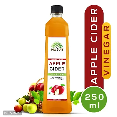 Nutvit Apple Cider Vinegar with Mother for Weight Loss Vinegar (250 ml)-thumb0