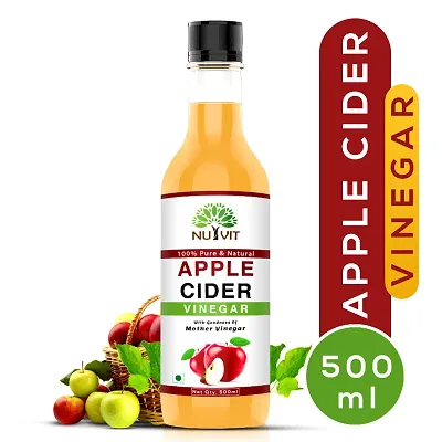 Nutvit Apple Cider Vinegar with Mother for Weight Loss Vinegar (500 ml)
