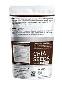 Nutvit Chia Seeds 50gram for Weight Loss, Diet Snack, Unroasted, Rich in Omega 3-thumb1