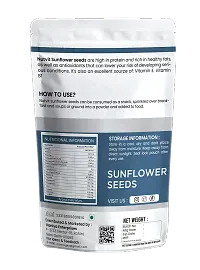 Nutvit Sunflower Seeds 100g - Raw Sunflower Seeds for Eating | Diet Food | Healthy Snack-thumb1