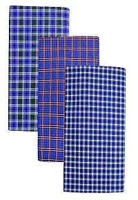 Mystte Men's Lungi (2.00 meter) (100% Pure Cotton Quality Printing/Skin Friendly) (Multi-Colored) - 3 Piece-thumb2