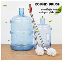 Mystte 20 litres Water can Cleaning Brush, Narrow Neck Containers Cleaning Brush, 360?Can Cleaning Brush with Long Handle (Pack of 1)-thumb1