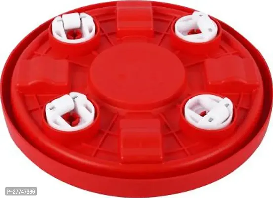 Mystte Plastic Gas Trolley for Gas Cylinders and Heavy Weight Items to replace Red Colour Capacity upto 75Kgs Red Color