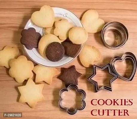 Modern Stainless Steel Cookie Cutter Shapes 12 Pcs Set-thumb3