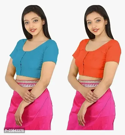 Classic  Cotton Blouses for Women pack of 2-thumb2