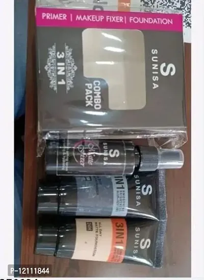 Sunisa Foundation Primer Fixer 3 In1 Combo